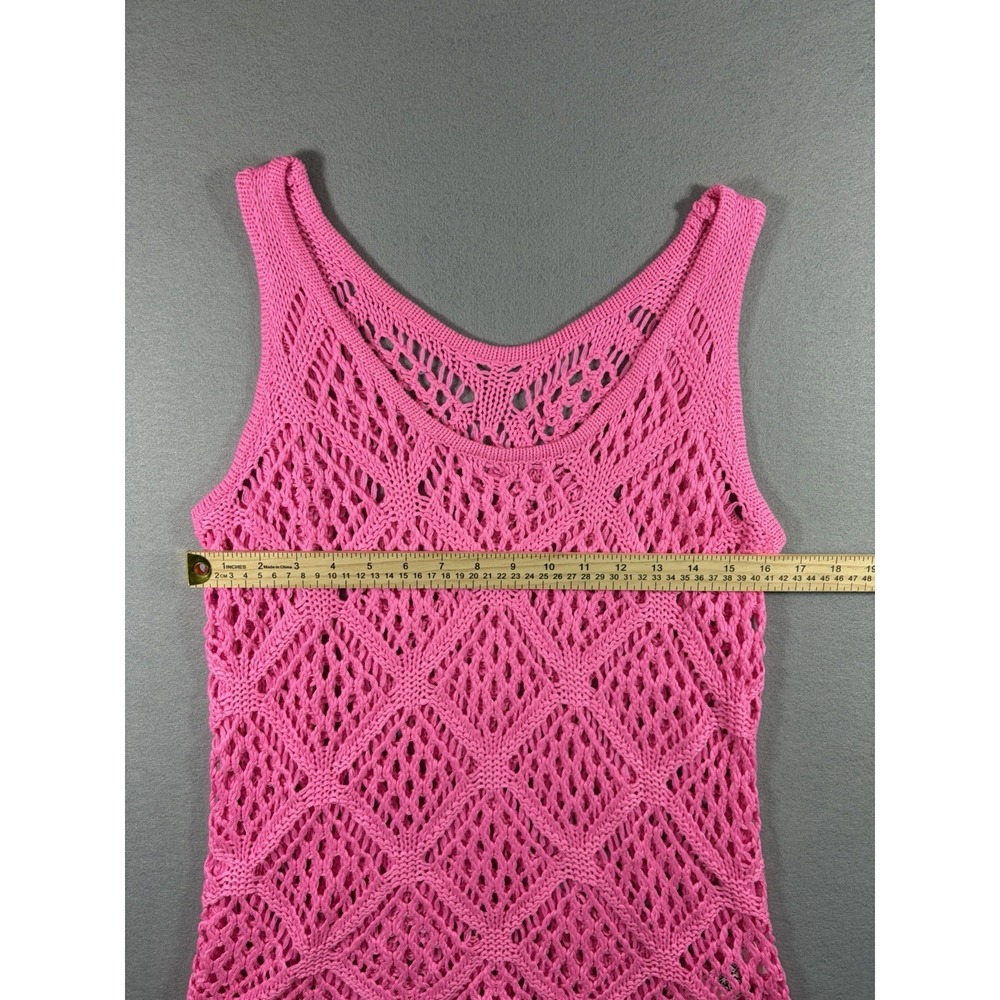 Unbranded Women's Pink Knit Tank Top Barbie Size Medium - Picture 2 of 5